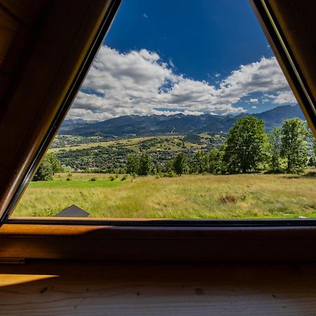 Domki Widokowe Wooden Luxury Chalet & Jacuzzi Zab Værelse billede
