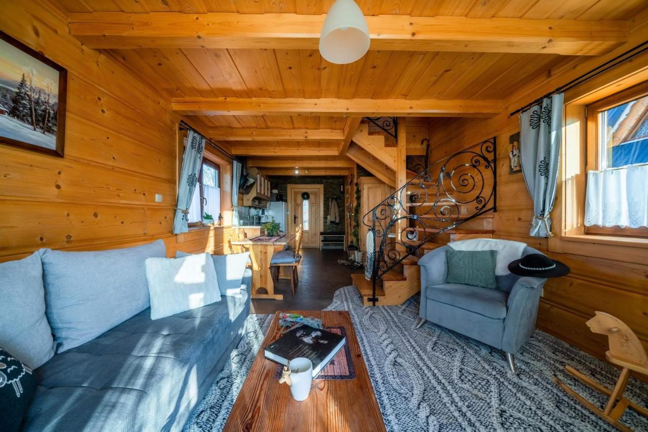 Domki Widokowe Wooden Luxury Chalet & Jacuzzi Zab Eksteriør billede