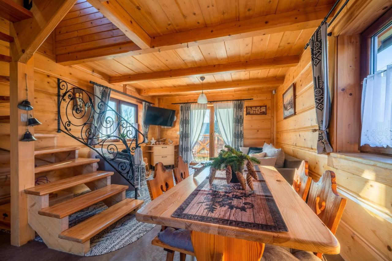 Domki Widokowe Wooden Luxury Chalet & Jacuzzi Zab Eksteriør billede