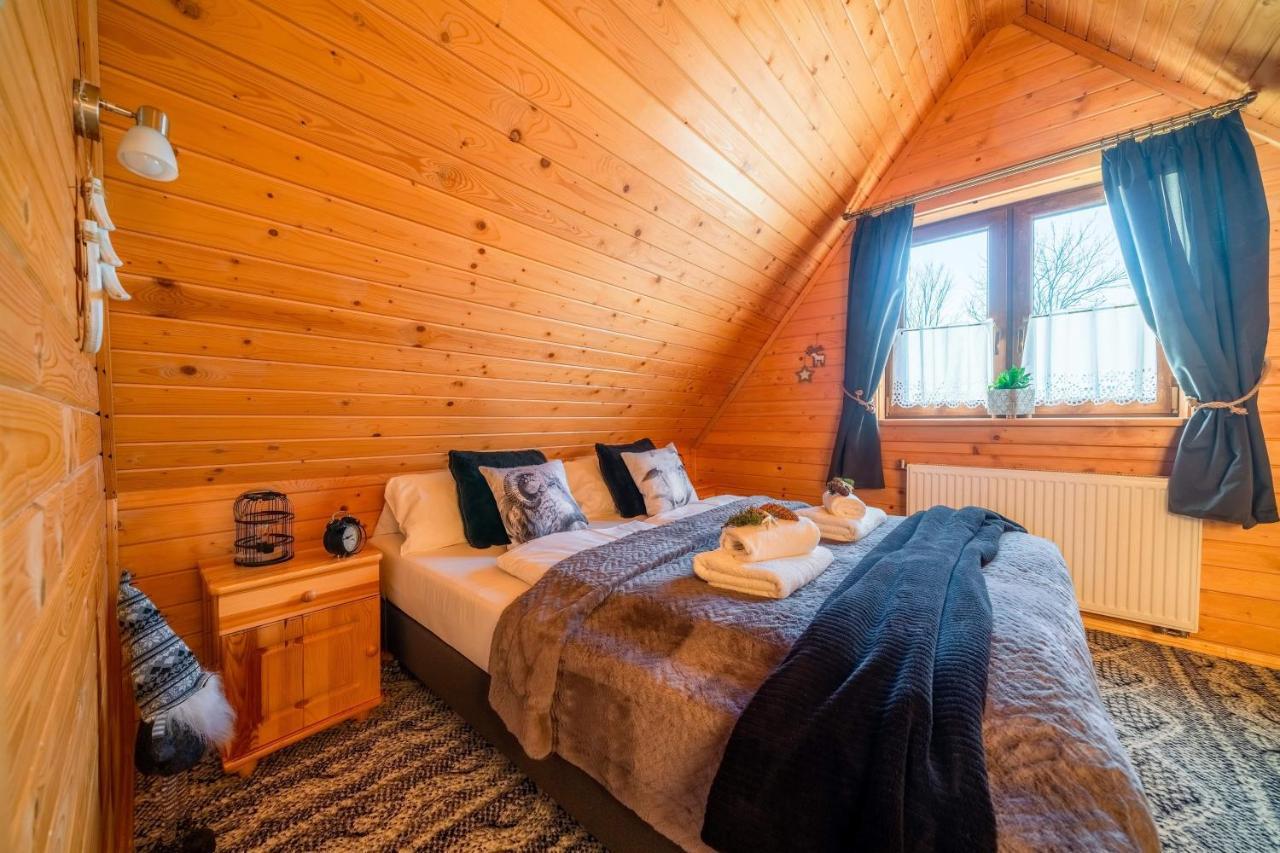 Domki Widokowe Wooden Luxury Chalet & Jacuzzi Zab Eksteriør billede