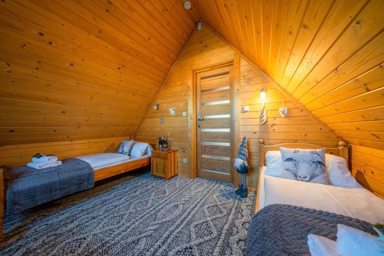 Domki Widokowe Wooden Luxury Chalet & Jacuzzi Zab Eksteriør billede