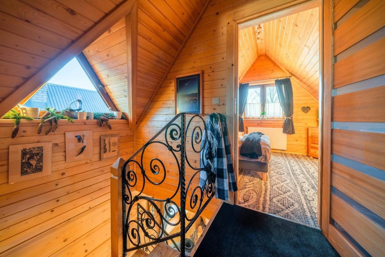 Domki Widokowe Wooden Luxury Chalet & Jacuzzi Zab Eksteriør billede