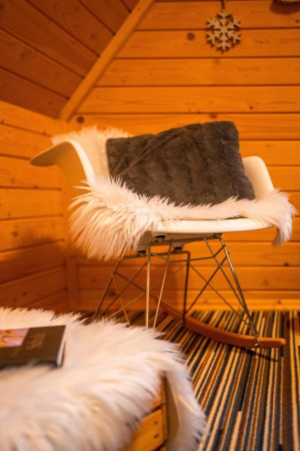 Domki Widokowe Wooden Luxury Chalet & Jacuzzi Zab Eksteriør billede