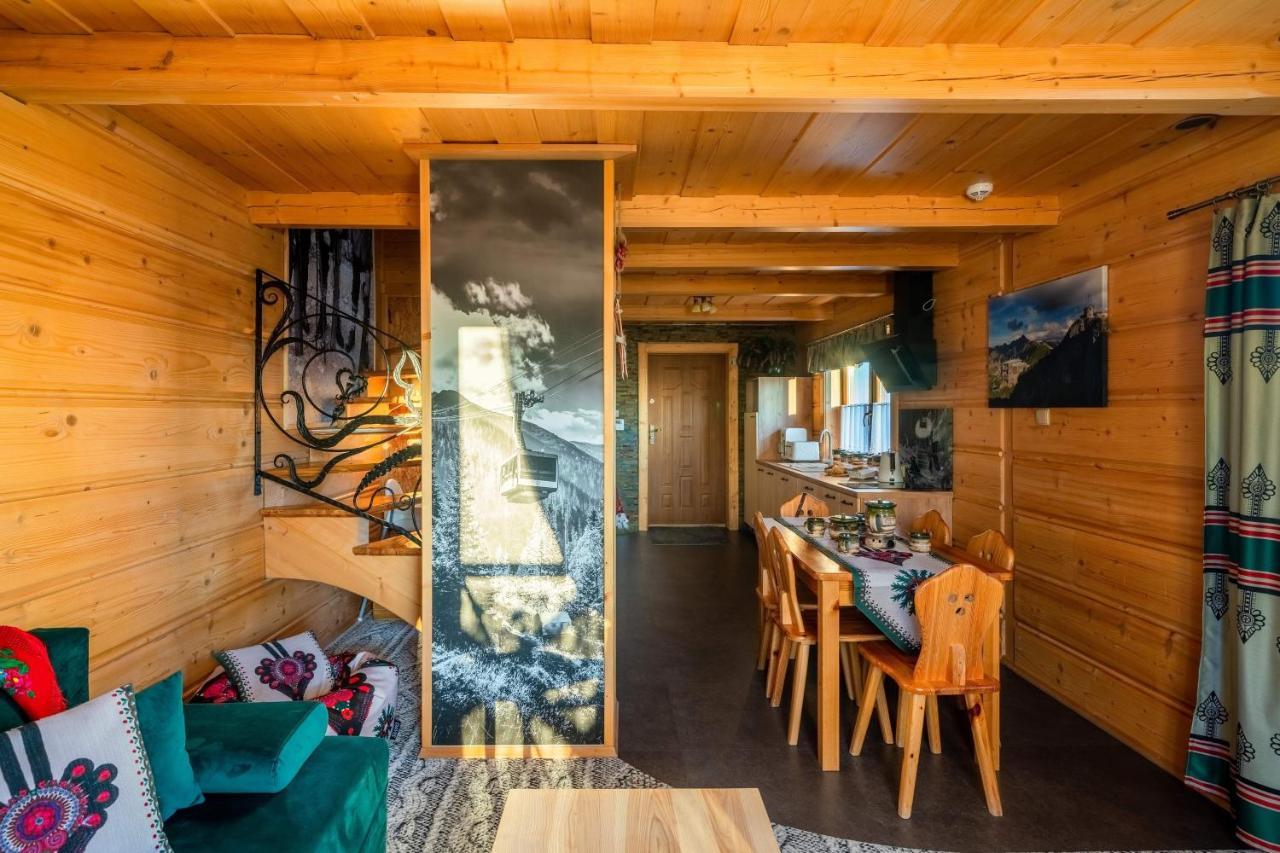 Domki Widokowe Wooden Luxury Chalet & Jacuzzi Zab Eksteriør billede