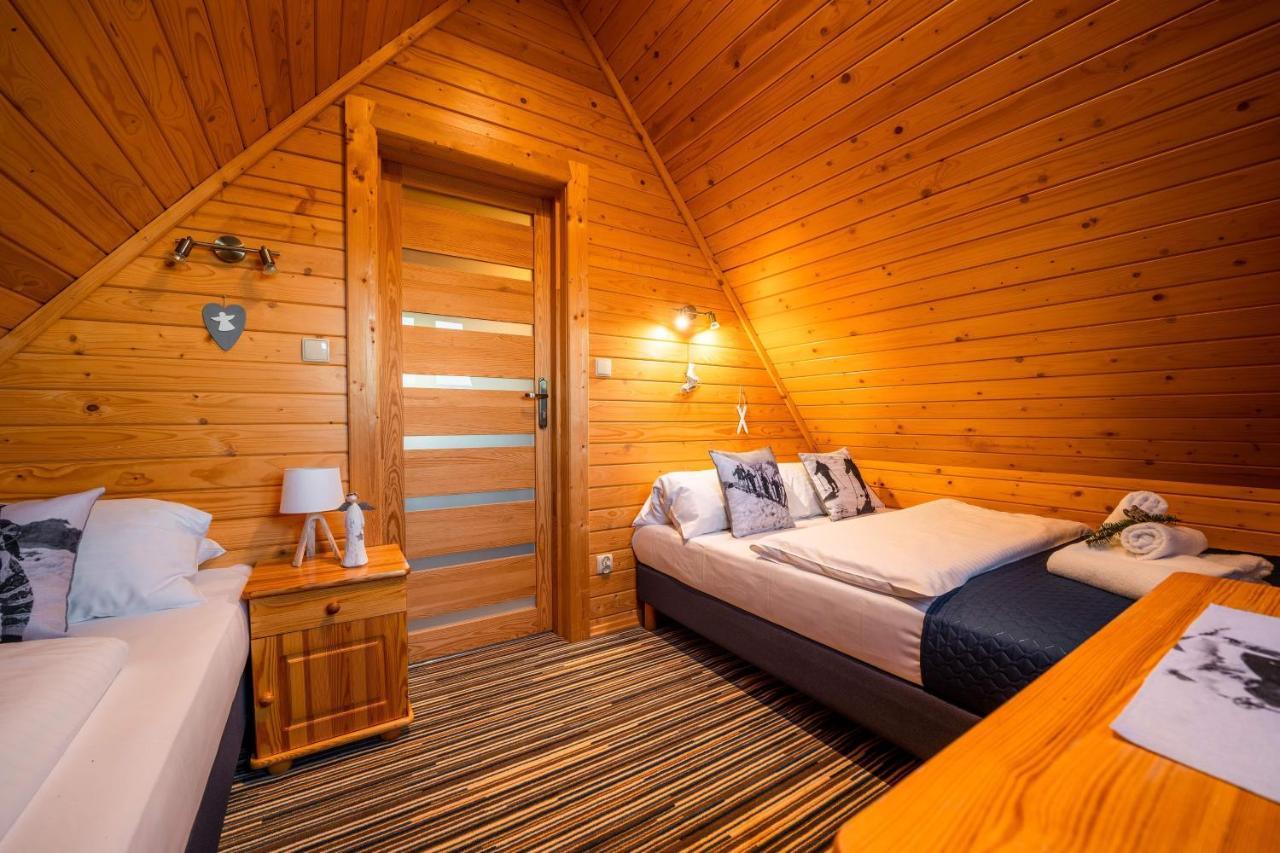 Domki Widokowe Wooden Luxury Chalet & Jacuzzi Zab Eksteriør billede