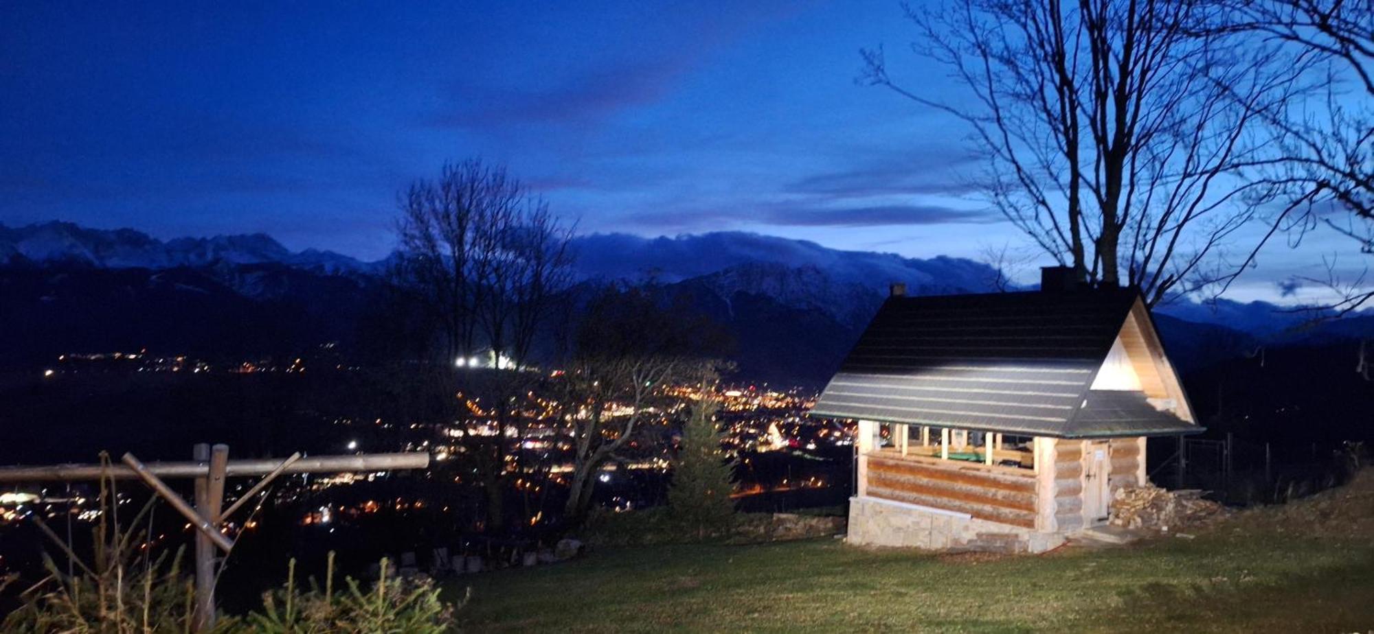 Domki Widokowe Wooden Luxury Chalet & Jacuzzi Zab Værelse billede