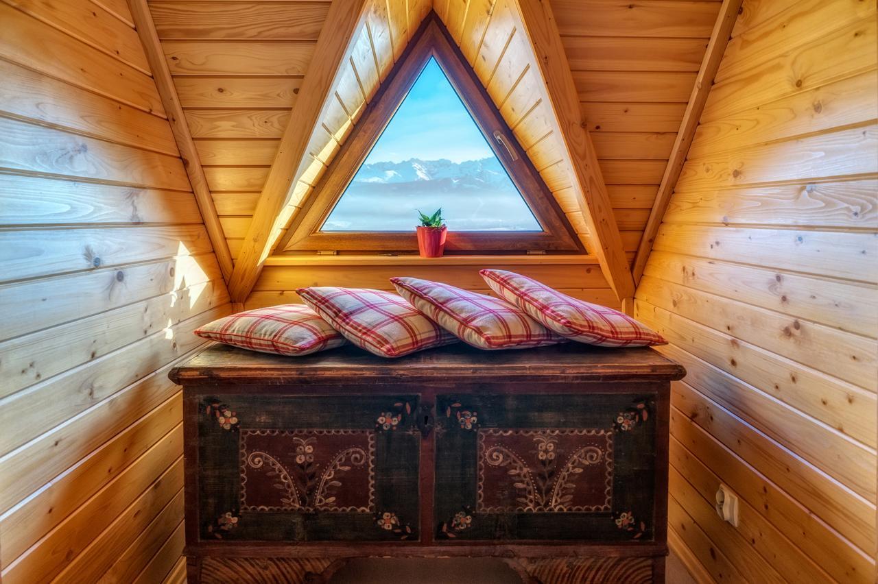 Domki Widokowe Wooden Luxury Chalet & Jacuzzi Zab Eksteriør billede